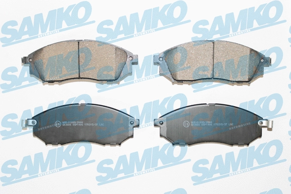 Brake Pad Set, disc brake (5SP1406)