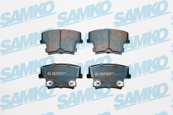 Brake Pad Set, disc brake (5SP1400)