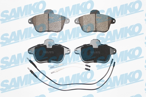 Brake Pad Set, disc brake (5SP480)