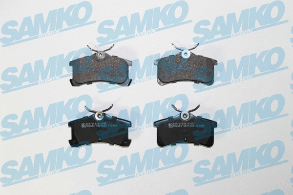 Brake Pad Set, disc brake (5SP1233)