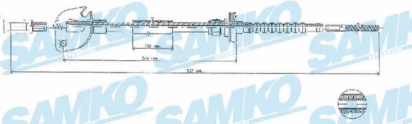Cable Pull, clutch control (C0049C)