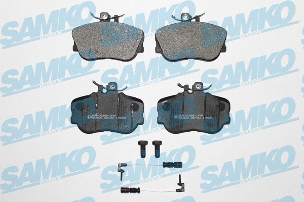 Brake Pad Set, disc brake (5SP492A)