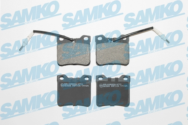 Brake Pad Set, disc brake (5SP1134)