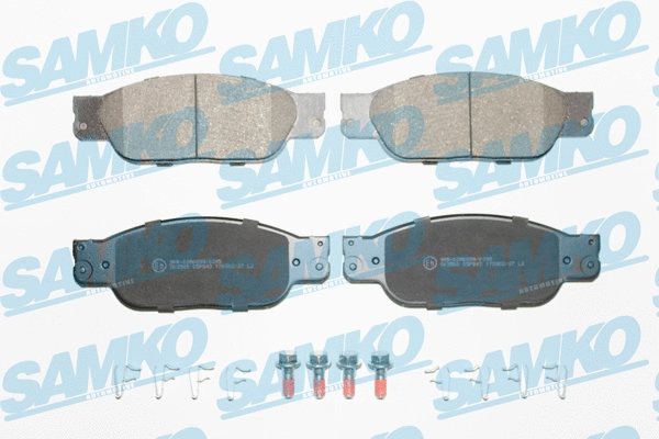 Brake Pad Set, disc brake (5SP843)