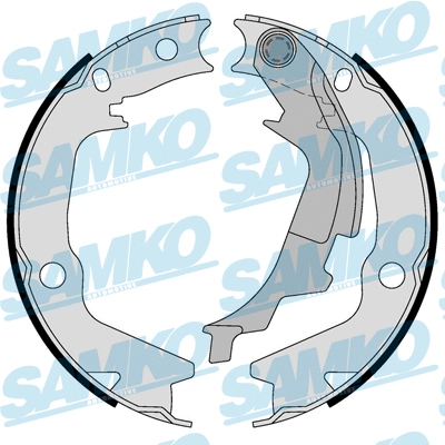 Brake Shoe Set, parking brake (89430)