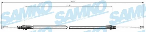 Cable Pull, parking brake (C0642B)
