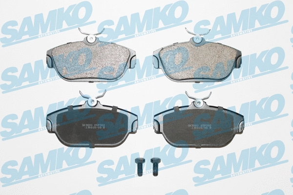 Brake Pad Set, disc brake (5SP382)