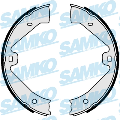 Brake Shoe Set, parking brake (81085)