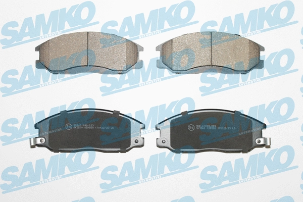 Brake Pad Set, disc brake (5SP858)