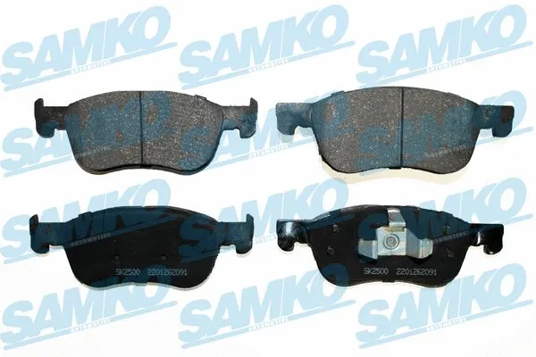 Brake Pad Set, disc brake (5SP2091)