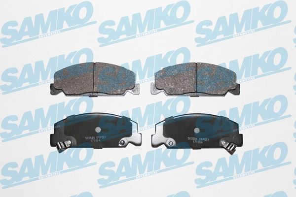 Brake Pad Set, disc brake (5SP551)