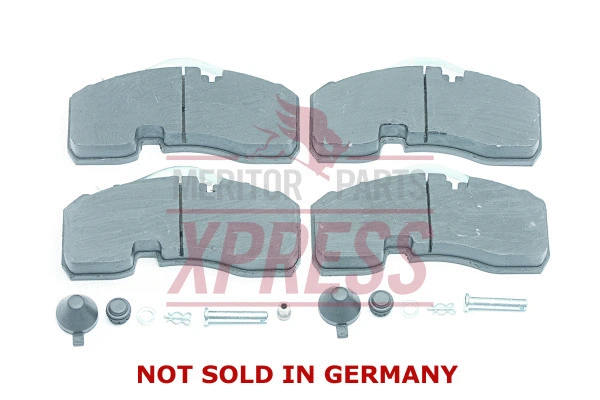 Brake Pad Set, disc brake (MDP3142)