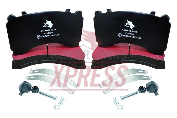 Brake Pad Set, disc brake (MAX173K)