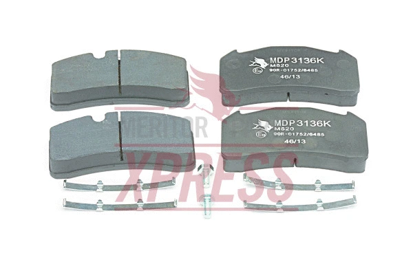 Brake Pad Set, disc brake (MDP3124K)