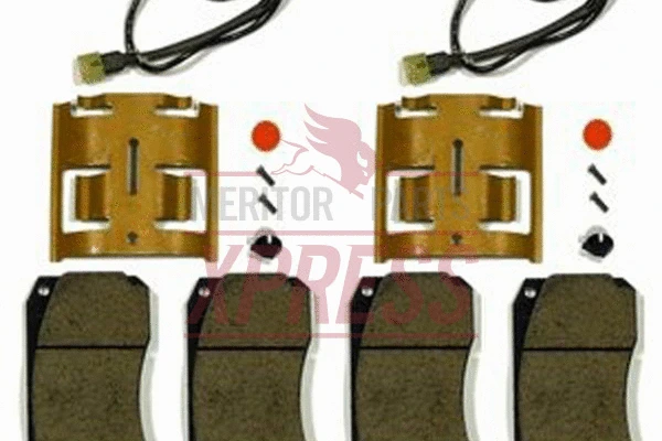 Brake Pad Set, disc brake (MDP3835K)