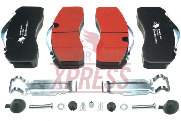 Brake Pad Set, disc brake (MAX087K)