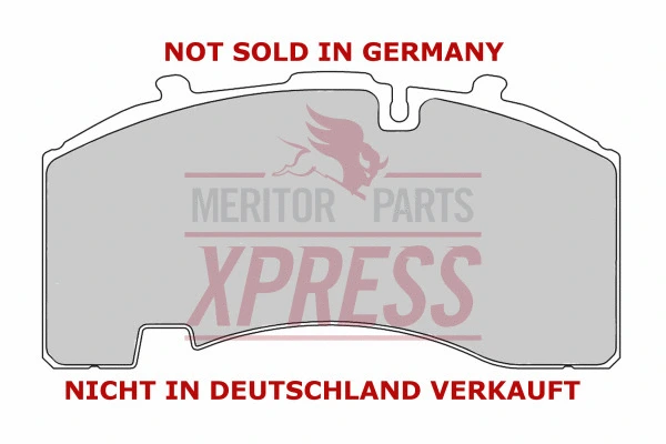 Brake Pad Set, disc brake (MDP3162)