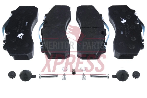 Brake Pad Set, disc brake (MDP3030K)