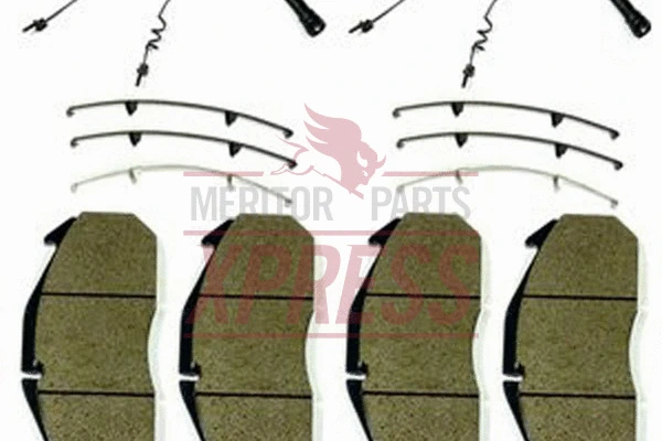 Brake Pad Set, disc brake (MDP5030)