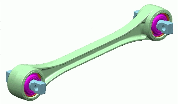 Control/Trailing Arm, wheel suspension (38691 01)