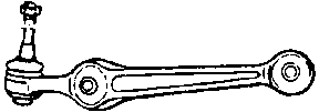 Control/Trailing Arm, wheel suspension (10489 01)