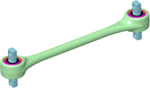 Control/Trailing Arm, wheel suspension (42657 01)