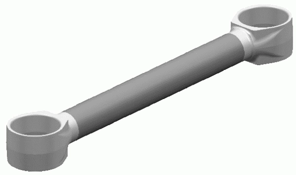 Control/Trailing Arm, wheel suspension (11445 01)