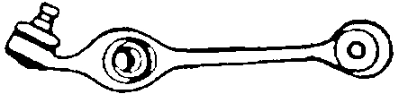 Control/Trailing Arm, wheel suspension (17501 01)