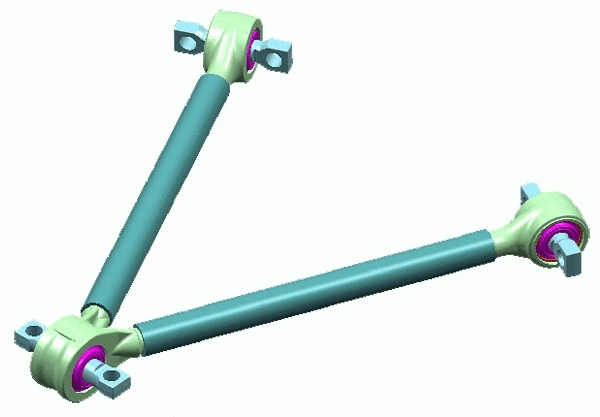 Control/Trailing Arm, wheel suspension (37825 01)