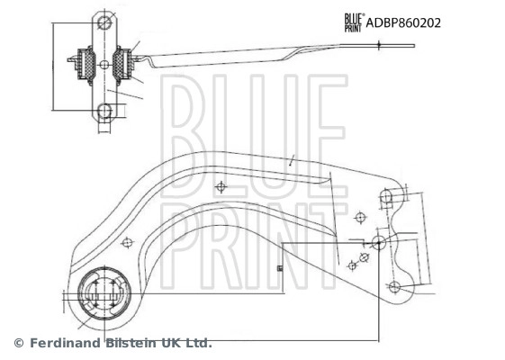 Control/Trailing Arm, wheel suspension (ADBP860202)
