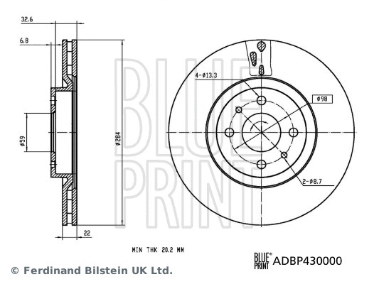 Brake Disc (ADBP430000)