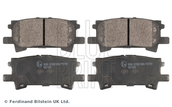 Brake Pad Set, disc brake (ADT342154)