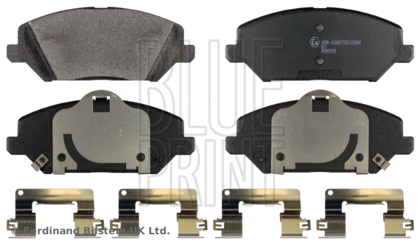 Brake Pad Set, disc brake (ADG042177)