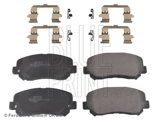 Brake Pad Set, disc brake (ADA104276)