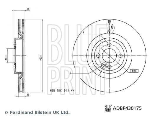 Brake Disc (ADBP430175)