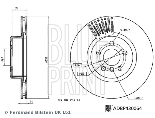 Brake Disc (ADBP430064)