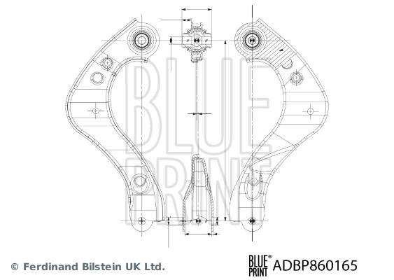 Control/Trailing Arm, wheel suspension (ADBP860165)