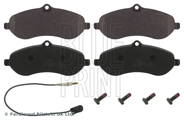 Brake Pad Set, disc brake (ADT342207)