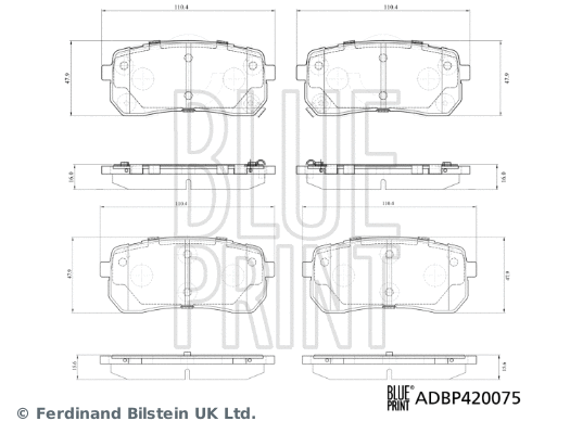 Brake Pad Set, disc brake