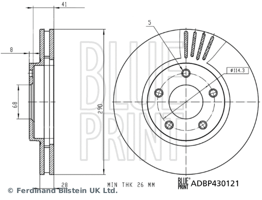 Brake Disc (ADBP430121)