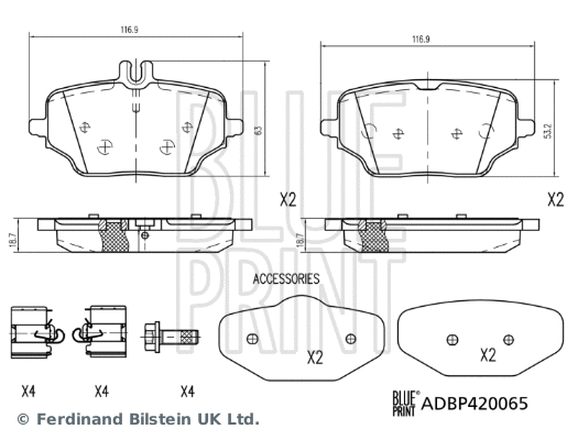 Brake Pad Set, disc brake