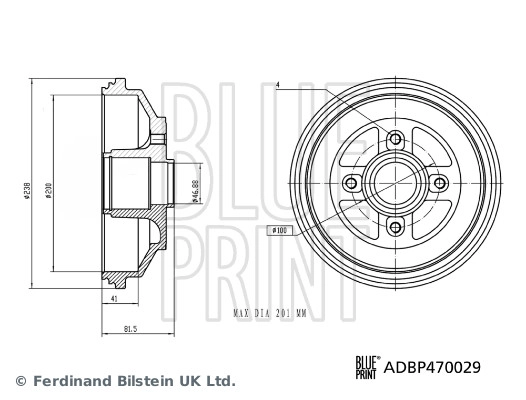 Brake Drum (ADBP470029)