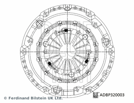 Clutch Pressure Plate (ADBP320003)