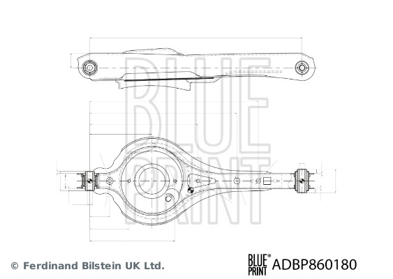 Control/Trailing Arm, wheel suspension (ADBP860180)