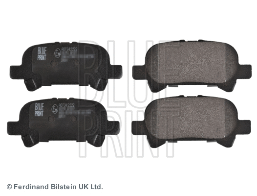Brake Pad Set, disc brake (ADT342222)