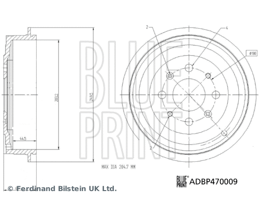 Brake Drum (ADBP470009)