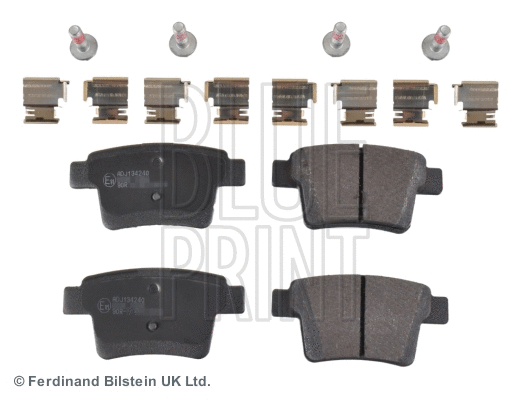 Brake Pad Set, disc brake (ADJ134240)