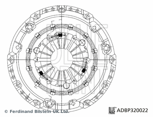 Clutch Pressure Plate (ADBP320022)