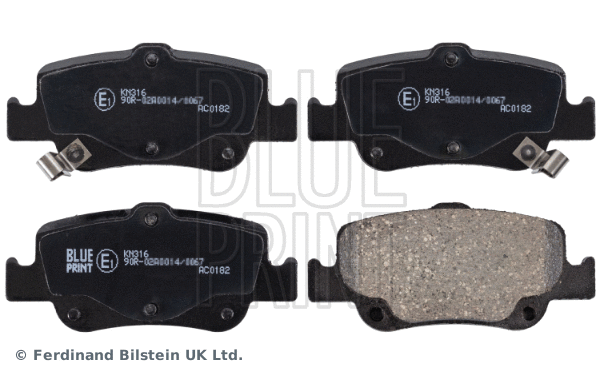 Brake Pad Set, disc brake (ADT342173)