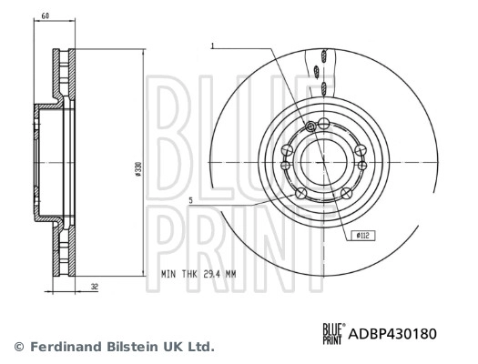 Brake Disc (ADBP430180)